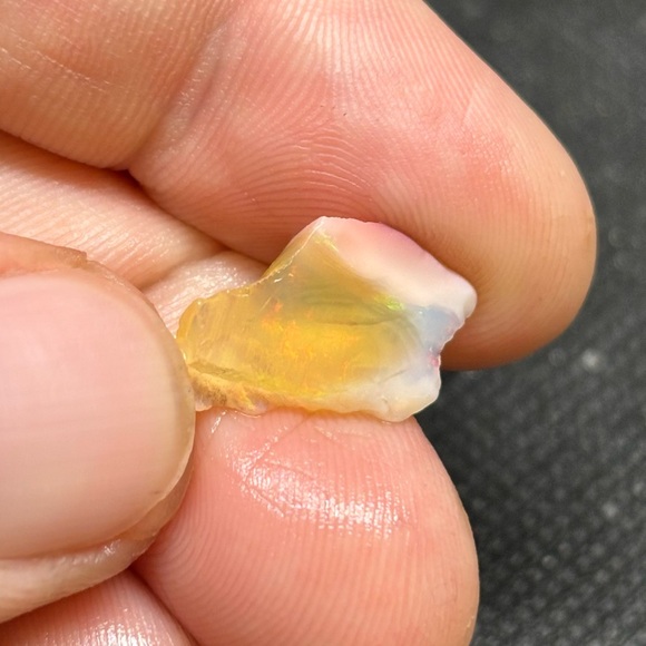 Mexican Rough Fire Opal Cutters Full Of Hidden Colors Uncut Raw Loose - Picture 6 of 15